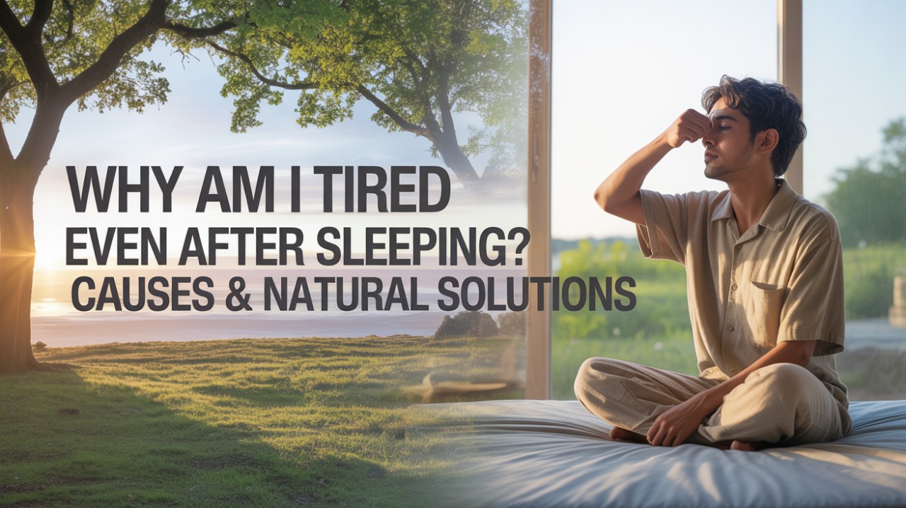 Why Am I Tired Even After Sleeping? Causes & Natural Solutions
