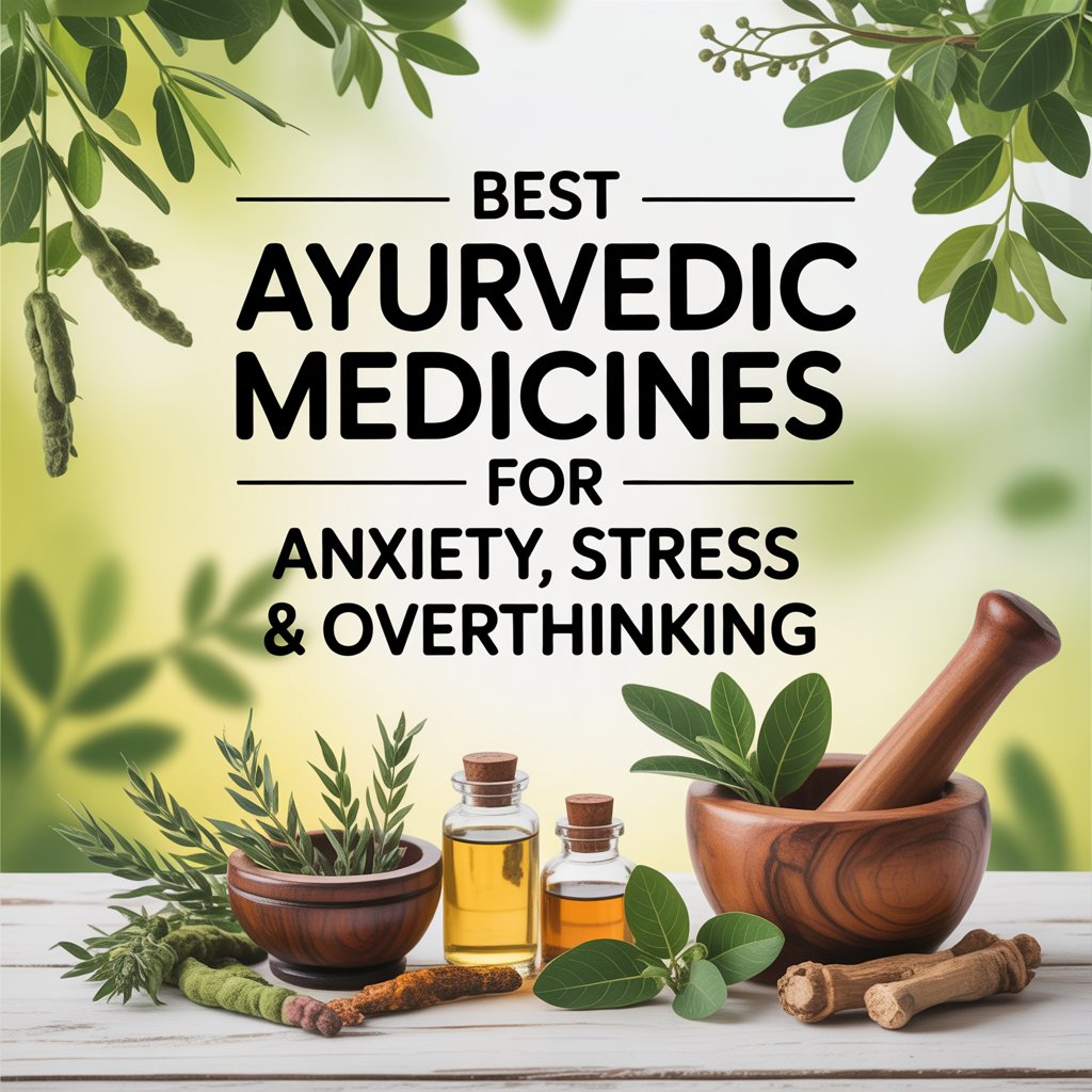 Best Ayurvedic Medicines for Anxiety, Stress & Overthinking